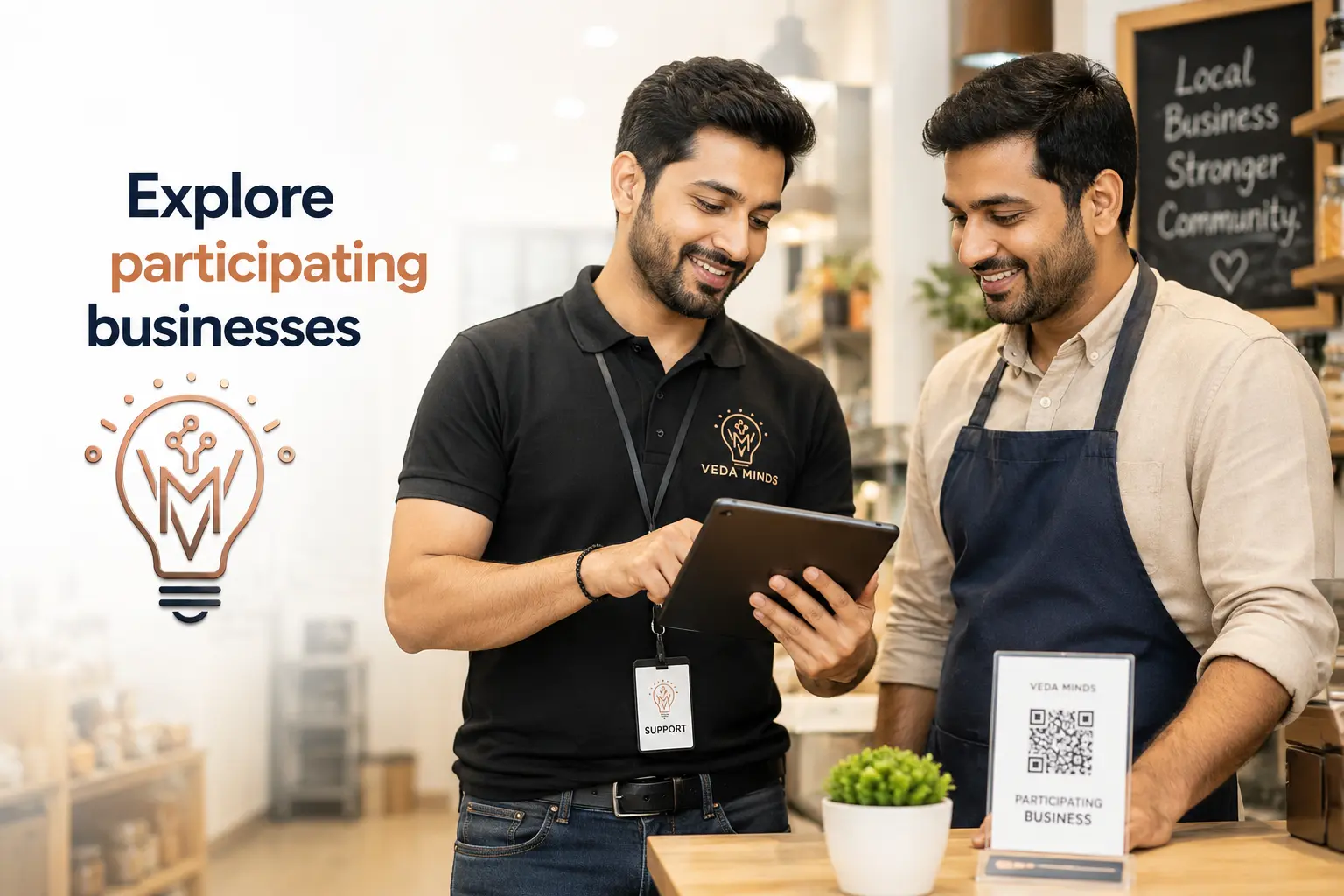 Explore participating businesses Veda Benefits Card